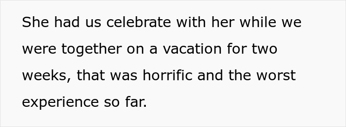 Text about a horrific family vacation experience.