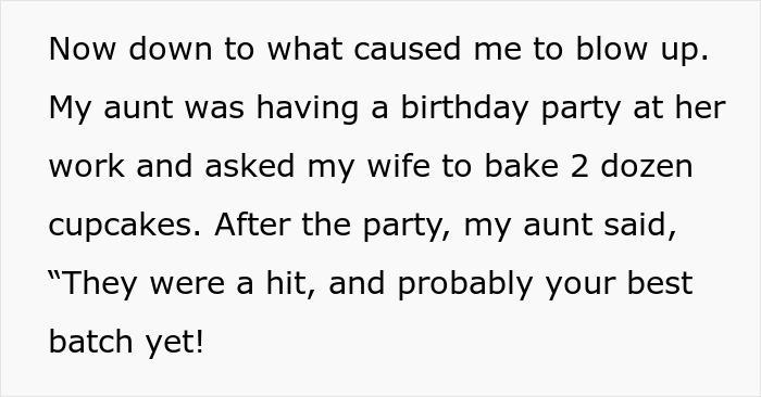 Text excerpt about a husband confronting family over treatment of pregnant wife and banning visits until apology given.