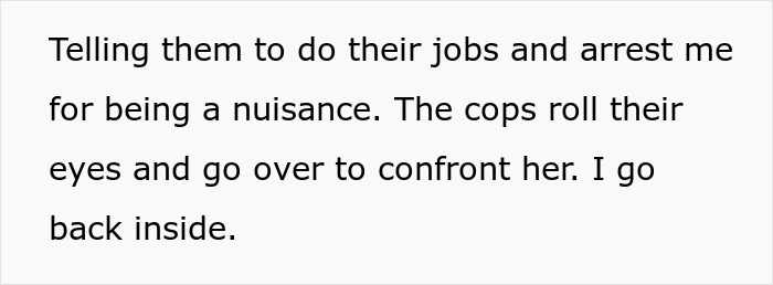 Text from a dispute featuring a neighbor conflict and litigation actions. Text from a dispute featuring a neighbor conflict and litigation actions.
