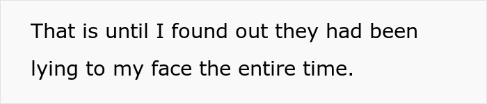 Text revealing deceit in a relationship with a viral Reddit mod.