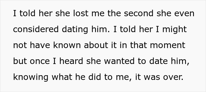 Text conversation about sister's relationship choices and consequences. Text conversation about sister's relationship choices and consequences.