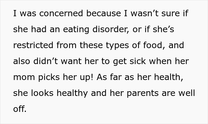 Text from concerned mom about daughter's friend raiding pantry, questioning if there's a problem at her home. Text from concerned mom about daughter's friend raiding pantry, questioning if there's a problem at her home.