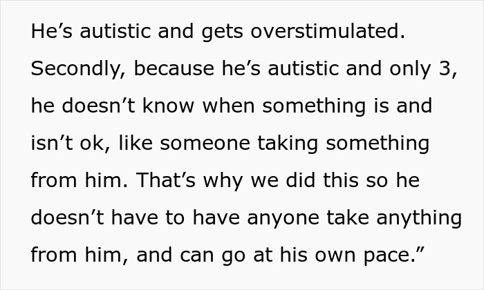 Text explaining overstimulation in autistic toddlers.