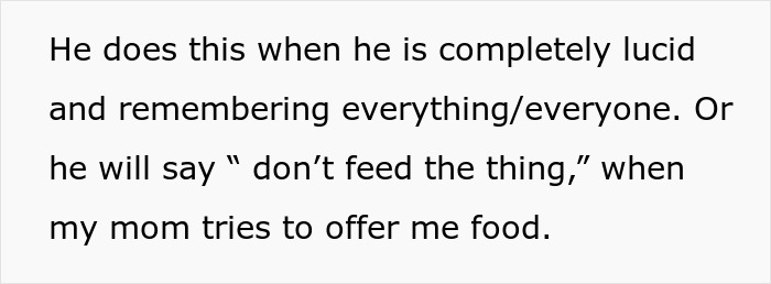 Text illustrating cruel father's behavior reducing daughter to "hardly human.