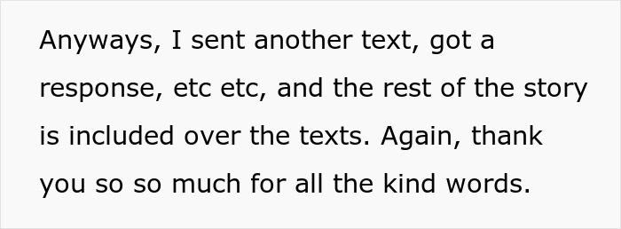 Text exchange discussing a teen's tank top causing a dispute with a religious couple over babysitting payment. Text exchange discussing a teen's tank top causing a dispute with a religious couple over babysitting payment.