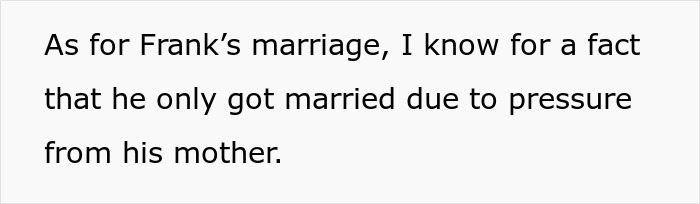 Text discussing marriage influenced by parental pressure.