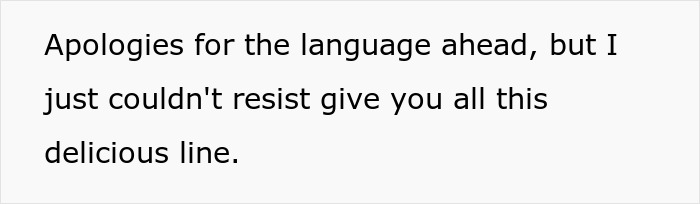 Text excerpt discussing a humorous travel situation involving a cousin not invited to a wedding.