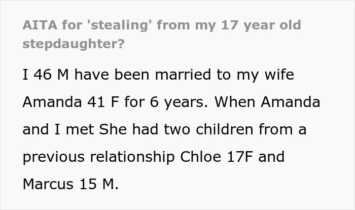 Text conversation discussing a stepdaughter's chores and rent.