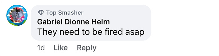 Comment expressing outrage about Black woman detained for walking.