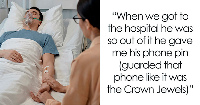 Woman Rushes Boyfriend To ER But Ends Up Saving Herself After Accidentally Checking His Phone