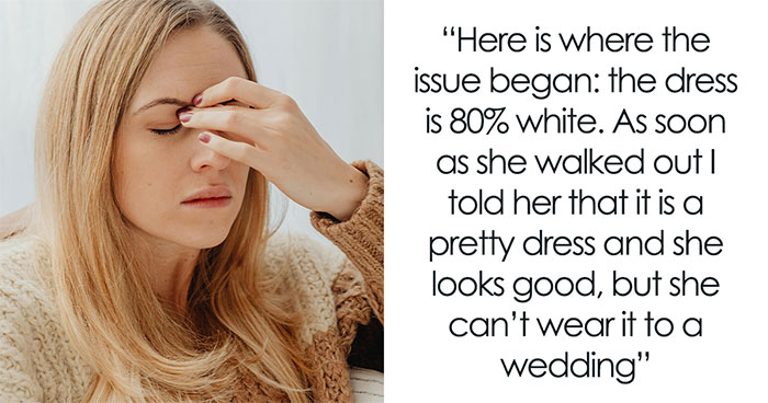 “AITA For Telling My Mom I Won’t Attend A Wedding If She Wears A Certain Dress”