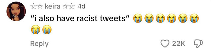 Comment on controversial teacher causing backlash with emojis and reactions.