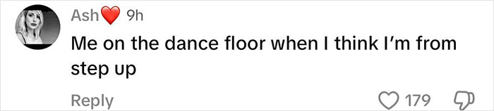 Comment comparing dance moves to a scene from "Step Up," relating to Katy Perry's tour performance critique.