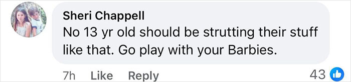 Comment from Sheri Chappell criticizing a 13-year-old's performance, related to Beyonc&eacute;, Jay-Z, and Blue Ivy grooming accusations.