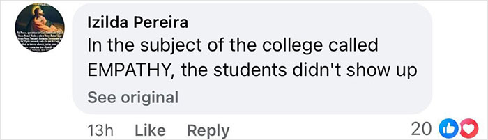 Medical students criticized in comment about empathy and transplant patient on a social media post. Medical students criticized in comment about empathy and transplant patient on a social media post.