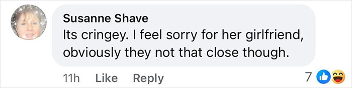 Comment by user expressing opinions on JoJo Siwa's intimate moment on Big Brother.