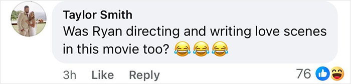 Comment joking about a wardrobe malfunction related to spray tan rubbed off.