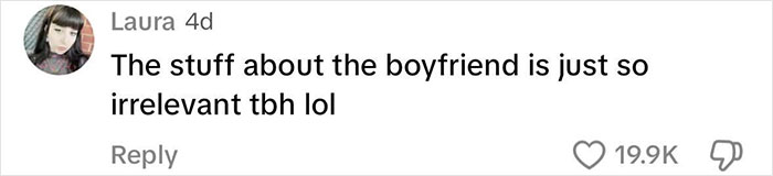 Comment on a screen, discussing the teacher recording adult content at daycare controversy.