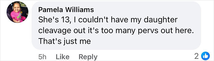 Facebook comment expressing concern about a 13-year-old&rsquo;s appearance amid grooming accusations involving Beyonc&eacute; and Jay-Z.