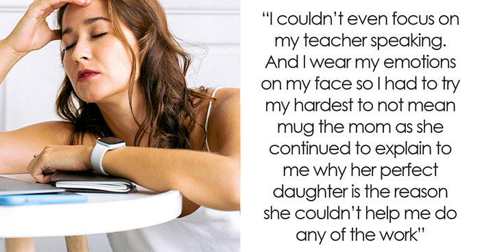 Man Is Annoyed That His Classmate Thought That Bringing Her Daughter With Her Was Fine