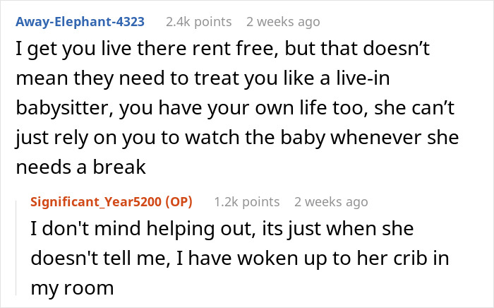 Stepmom Makes 18YO Watch Her Baby Because She Doesn’t Pay Rent, Gets A Reality Check Stepmom Makes 18YO Watch Her Baby Because She Doesn’t Pay Rent, Gets A Reality Check