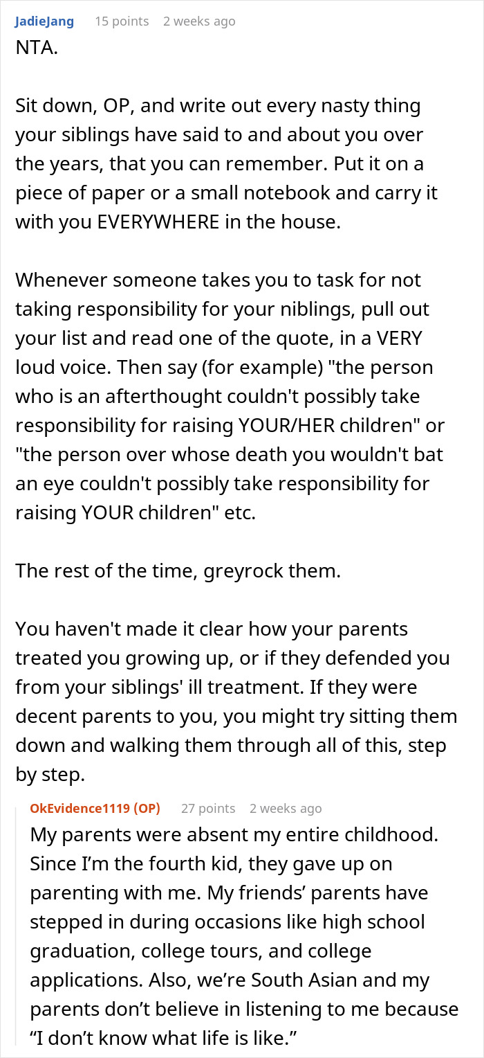Reddit discussion on babysitting nephews and handling family expectations. Reddit discussion on babysitting nephews and handling family expectations.