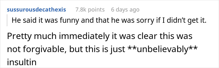 Comment about a man’s April Fools' joke gone wrong causing relationship issues. Comment about a man’s April Fools' joke gone wrong causing relationship issues.