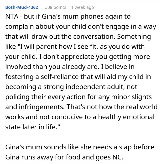 “Text exchange discussing parent conflict after teen calls friend's mom a weirdo, emphasizing parenting styles and boundaries.” “Text exchange discussing parent conflict after teen calls friend's mom a weirdo, emphasizing parenting styles and boundaries.”