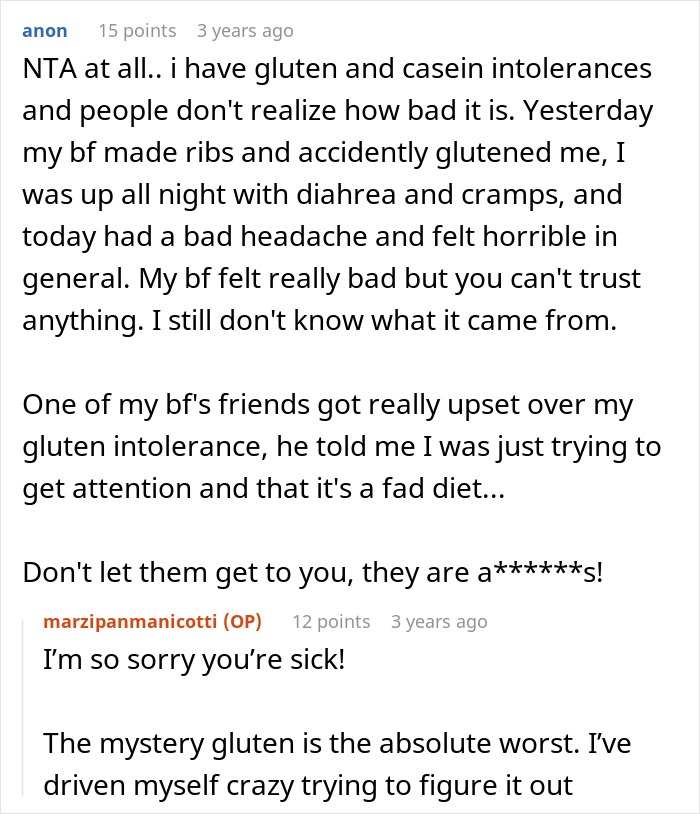 Discussion on gluten intolerance challenges, sharing personal experiences and frustrations related to accidental gluten exposure.
