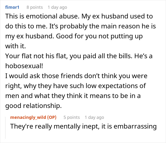 “I Deserved Better”: Man Tries To Punish GF With Silent Treatment, Gets Dumped And Kicked Out “I Deserved Better”: Man Tries To Punish GF With Silent Treatment, Gets Dumped And Kicked Out