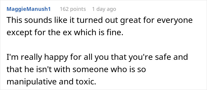 Comment discussing concerns about BIL's manipulative and toxic relationship.