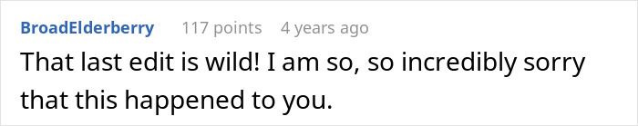 Reddit comment expressing sympathy over a husband choosing a friend over child's birth.