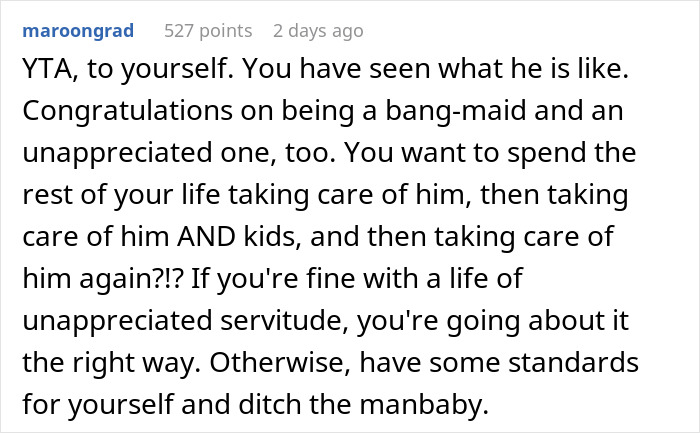 Text comment discussing a lazy man, highlighting relationship problems and teaching a lesson. Text comment discussing a lazy man, highlighting relationship problems and teaching a lesson.