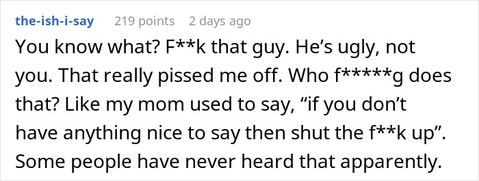 Text response expressing anger about an ugly man's rejection based on standards. Text response expressing anger about an ugly man's rejection based on standards.