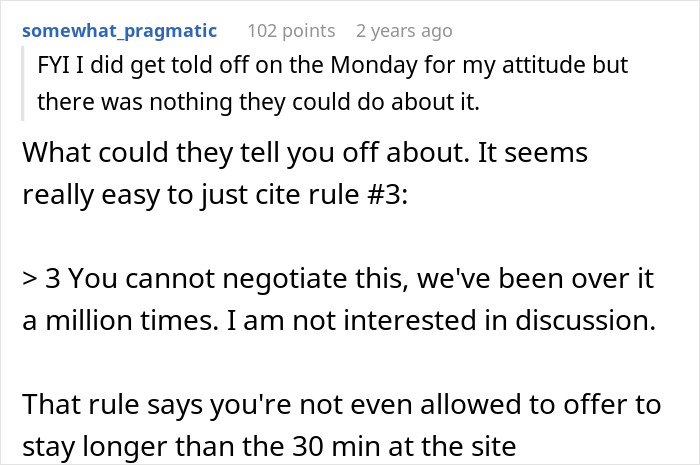 Company Bans Overtime, Employee Obliges And Leaves During A Full-Blown Crisis