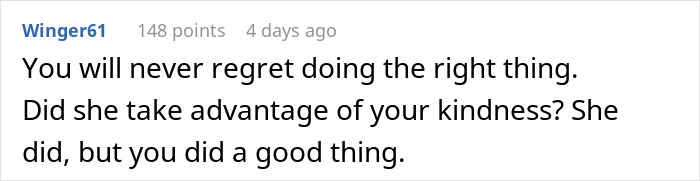 Comment exchange about kindness linked to an accidental charity event.