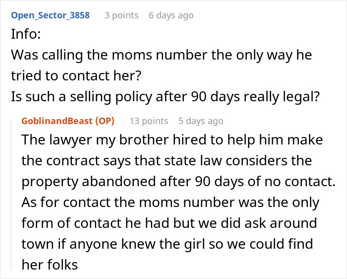 Forum discussion about laptop selling policy after 90 days of no contact.