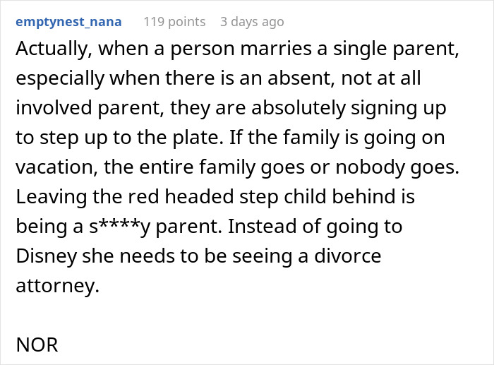 Mom Wants To Take One Kid To Disney Since Husband Pays Only For His Own, Gets Reality Check From Sis