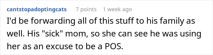 Comment on a post about a man giving his phone to his girlfriend in the ER.