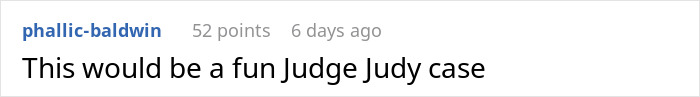 Reddit comment about a student's laptop situation being suitable for Judge Judy.