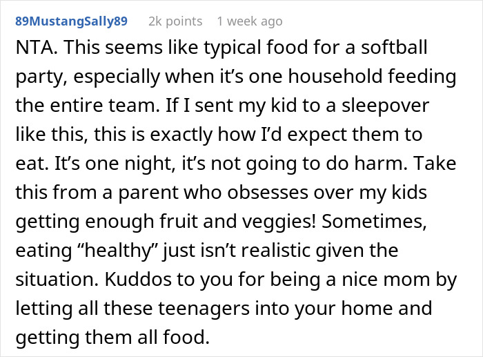 Text expressing support for mom serving pizza at softball sleepover. Text expressing support for mom serving pizza at softball sleepover.