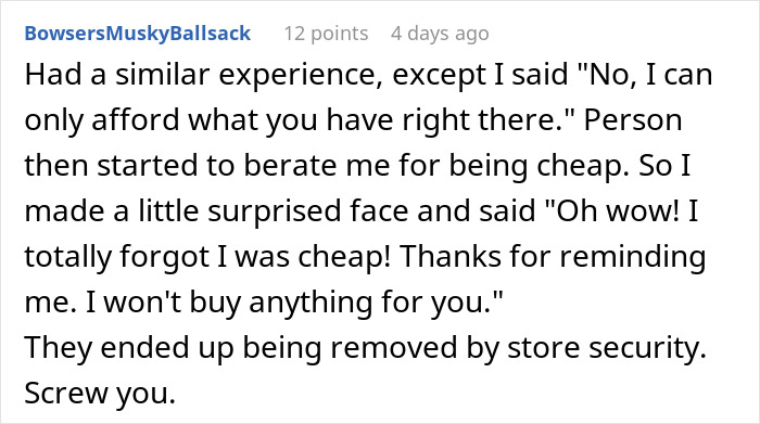 Reddit comment about an experience with trying to do something nice that escalated, part of an accidental charity event discussion.