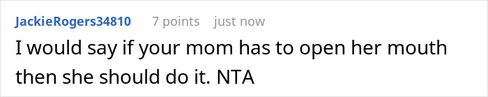 Comment on babysitting stress, suggesting mom should help instead.