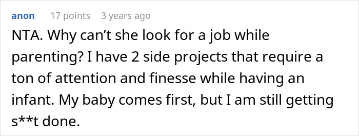 Text on social media post discussing balancing parenting and side projects while caring for an autistic cousin.