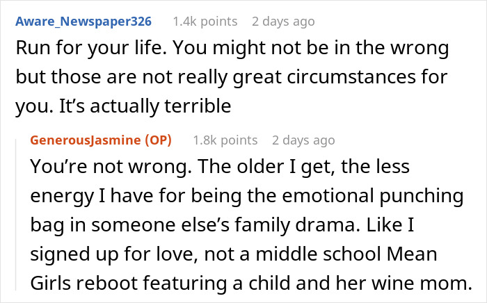 Reddit users discuss fiance, daughter, and gold digger issues in family drama comments.
