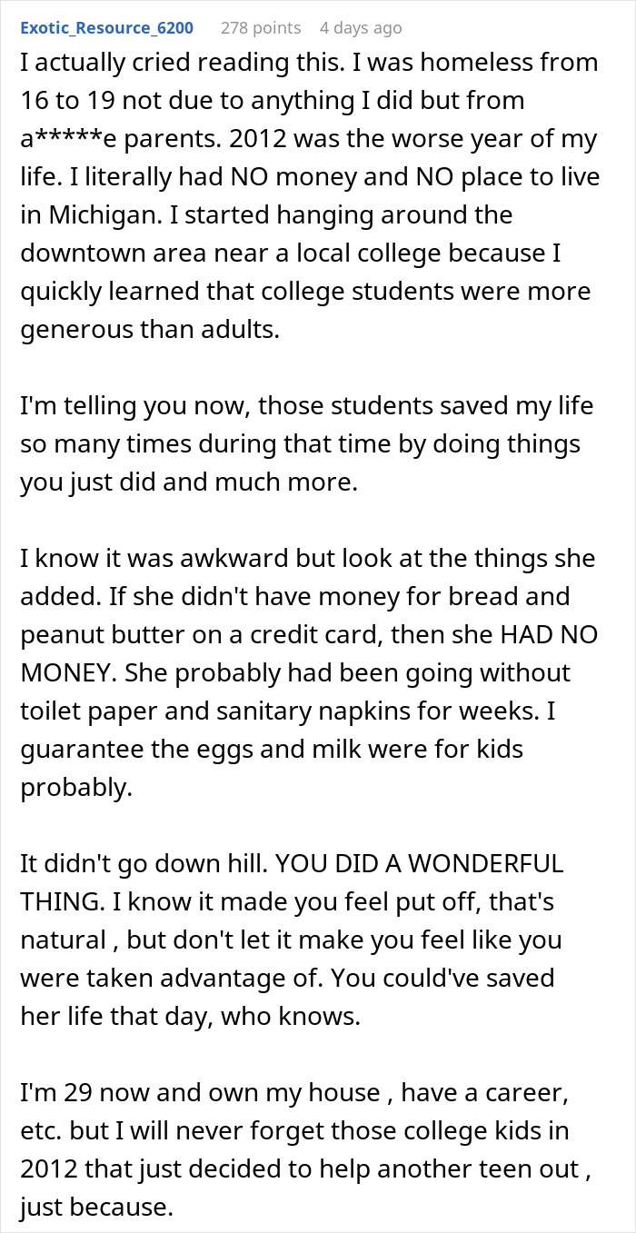 Text recounting a good deed leading to an unexpected charity event and the positive impact of kindness.