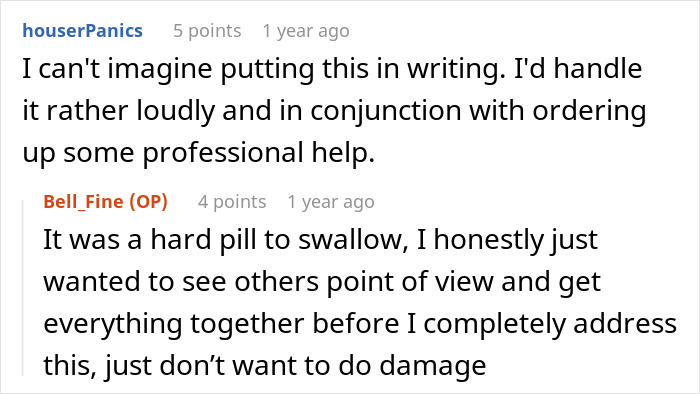 Screenshot of an online post discussing a dad catching his teen son creeping around neighbor&rsquo;s yard at night.