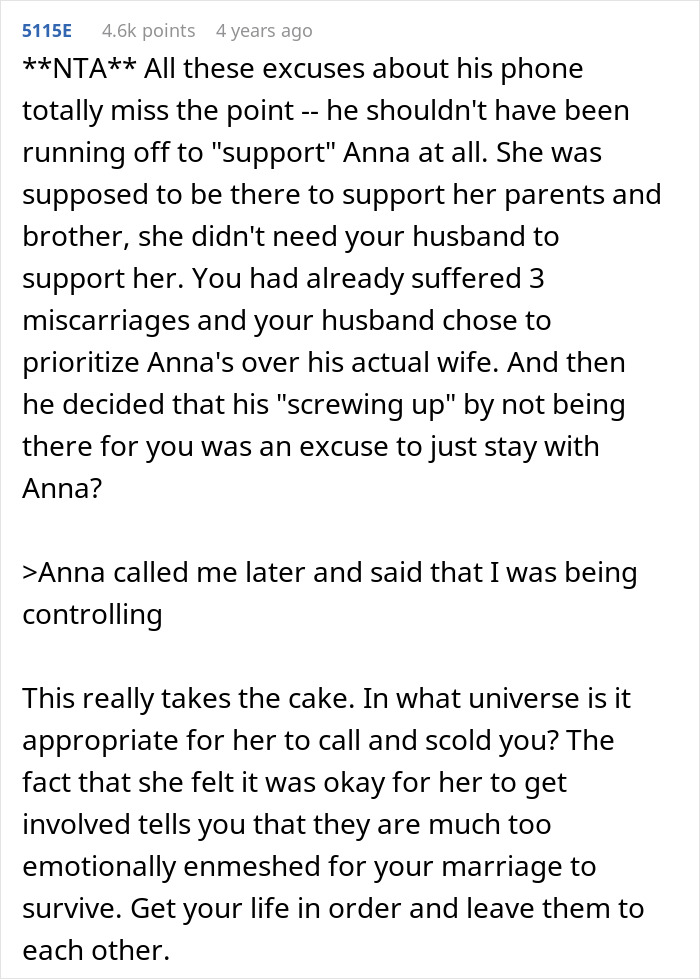 Text expressing frustration about a husband choosing his female best friend over his child&rsquo;s birth.