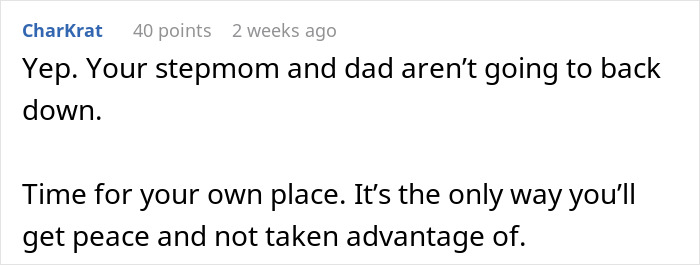 Stepmom Makes 18YO Watch Her Baby Because She Doesn’t Pay Rent, Gets A Reality Check Stepmom Makes 18YO Watch Her Baby Because She Doesn’t Pay Rent, Gets A Reality Check
