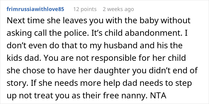 Stepmom Makes 18YO Watch Her Baby Because She Doesn’t Pay Rent, Gets A Reality Check Stepmom Makes 18YO Watch Her Baby Because She Doesn’t Pay Rent, Gets A Reality Check